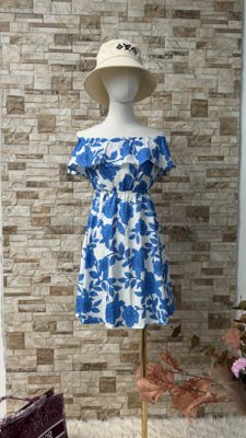 vestido de flores casual/playero