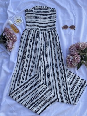 SHEIN Holidaya Mono Sin Tirantes De Vacaciones De Verano