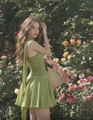 vestido de verando femenino casual